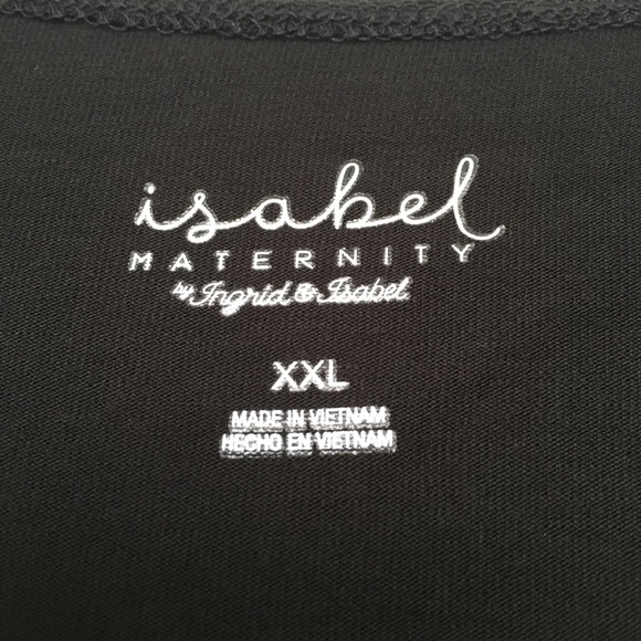 Ingrid and Isabel maternity black top - Picture 5 of 10
